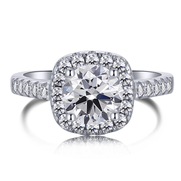 <MAGIC>Dazzling Resplendent Round Cut Wedding Ring